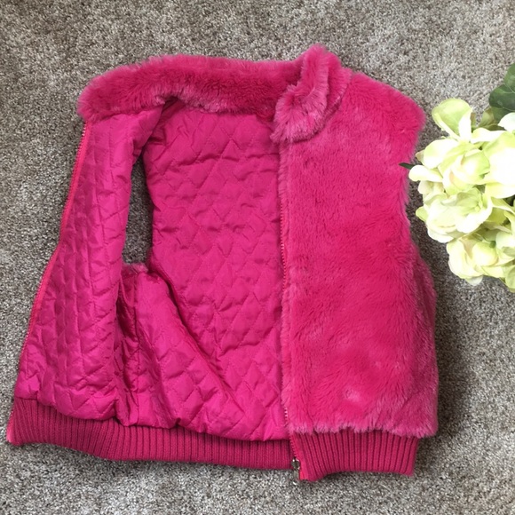 Furry Vest...size 4-6x - Picture 2 of 3
